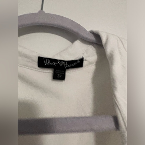 Velvet Heart White Button Down - Picture 3 of 5